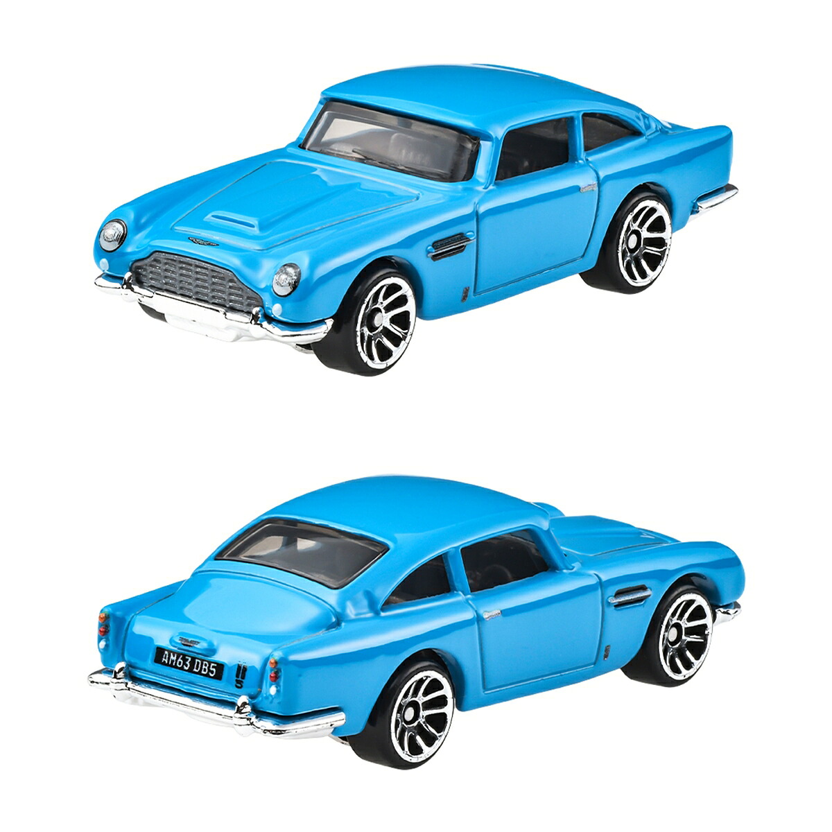 Hot Wheels | Basic Premium Silver Series VINTAGE CLUB 3 2/5 1963 Aston Martin DB5 hellblau