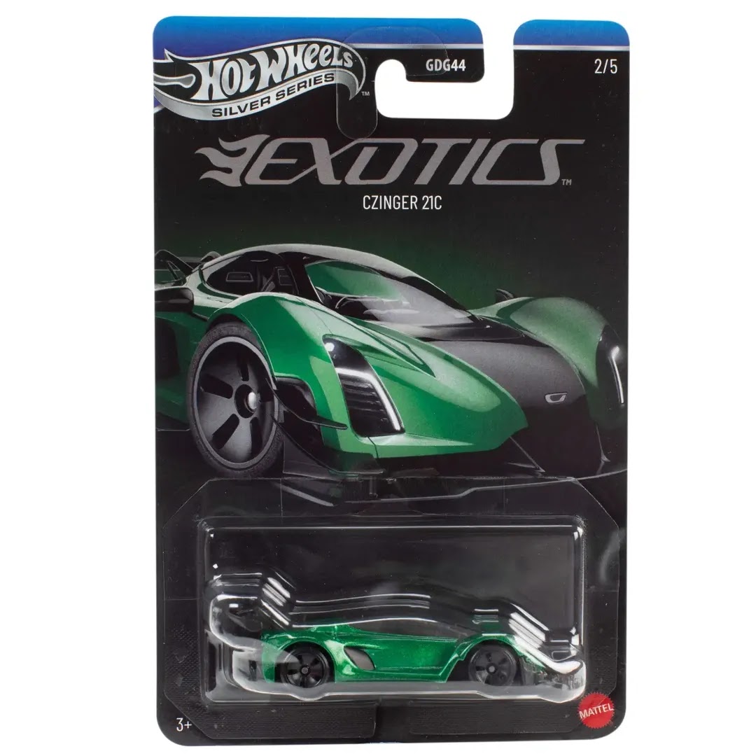 Hot Wheels | Basic Premium Silver Series EXOTICS 2/5 Czinger 21C grün