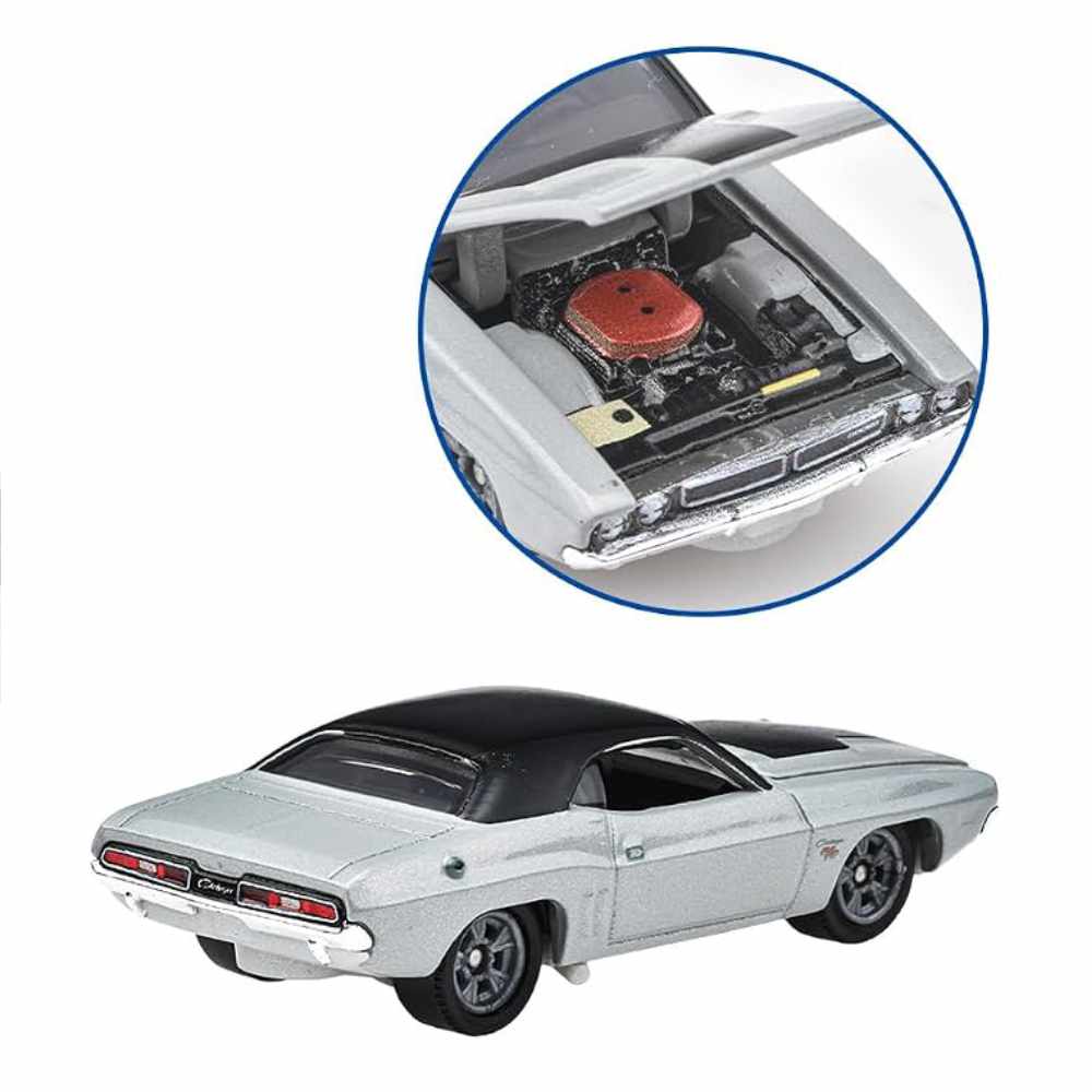 Matchbox | Collectors Serie 01/04 MATCHBOX THE MOVIE 1971 Dodge Challenger R/T grau