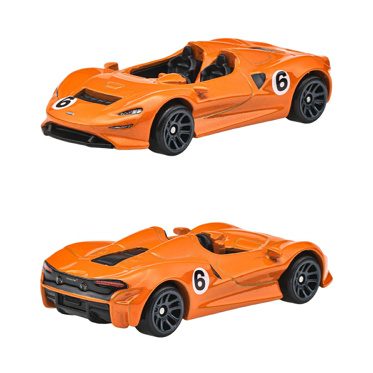 Hot Wheels | Basic Premium Silver Series EXOTICS 3/5 McLaren Elva orange