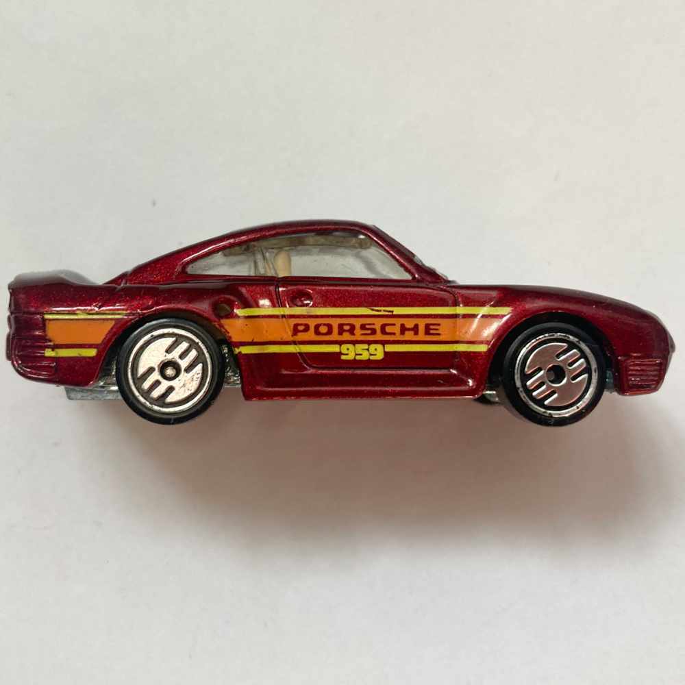 Hot Wheels | Blackwall Porsche 959 Metalflake Dark Red - ohne Verpackung