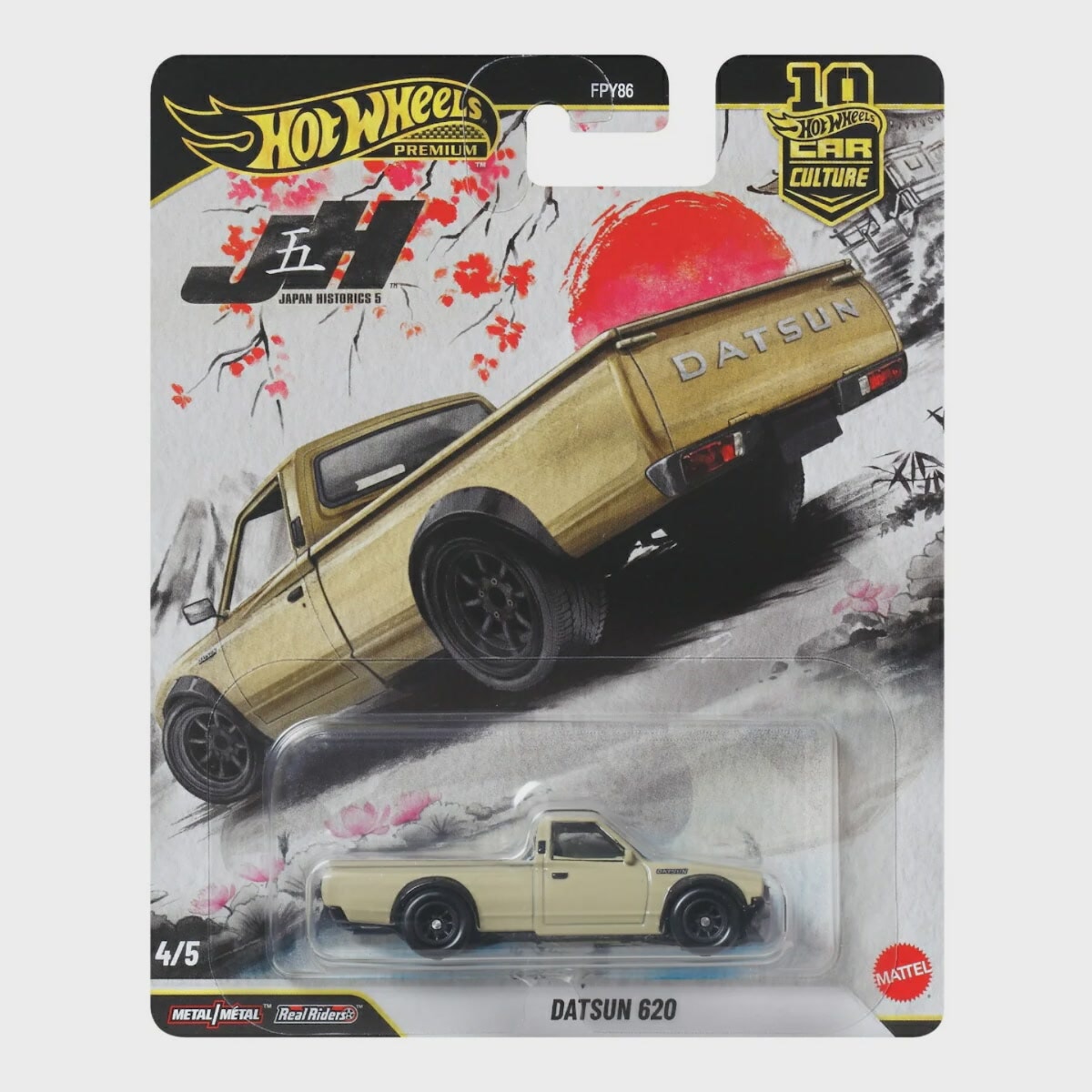 Hot Wheels | Premium Car Culture JAPAN HISTORICS 4/5 Datsun 620 Pickup beige