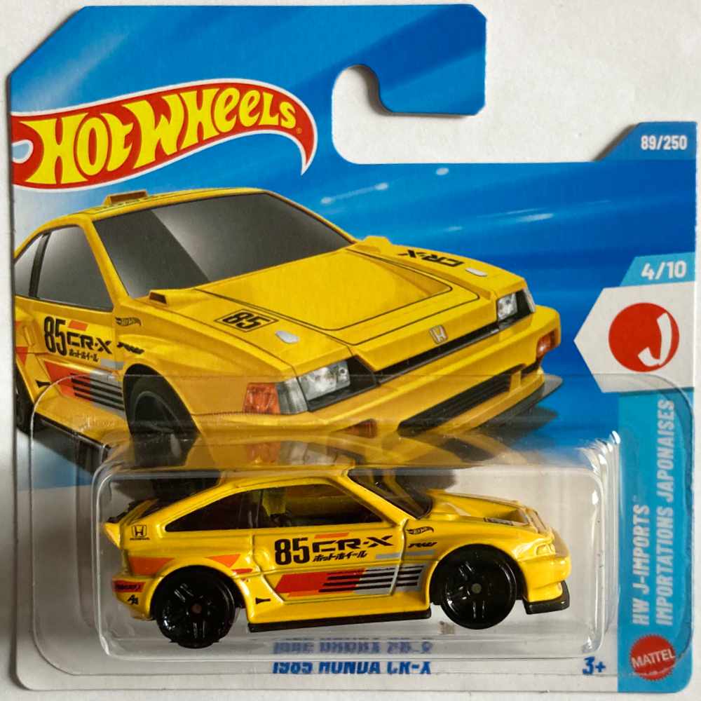 Hot Wheels | 1985 Honda CR-X gelb