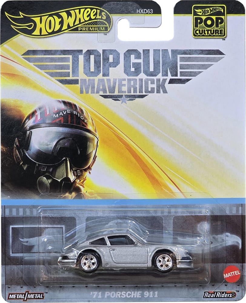Hot Wheels | Premium Pop Culture TOP GUN MAVERICK 1971 Porsche 911 silber