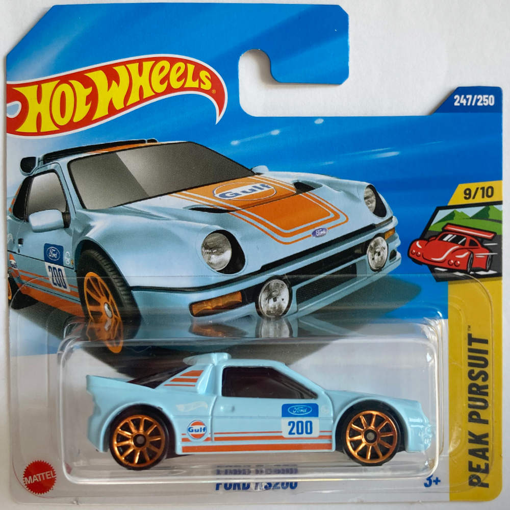 Hot Wheels | Ford RS200 GULF hellblau