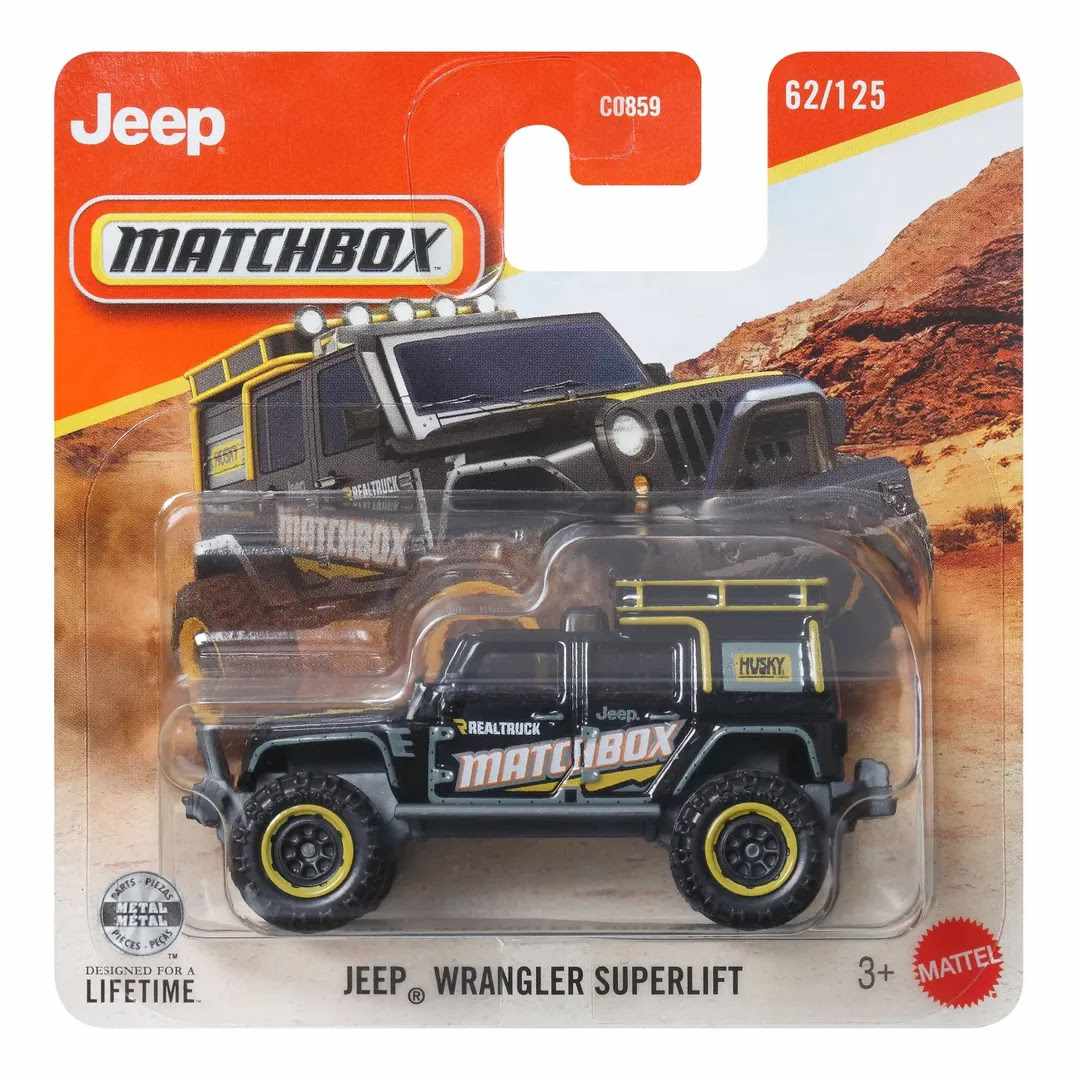 Matchbox | Jeep Wrangler Superlift schwarz