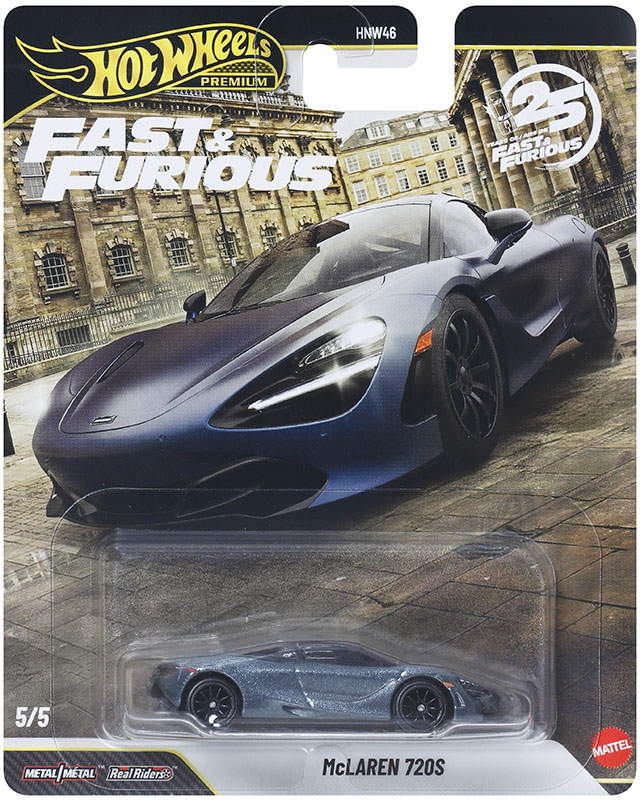 Hot Wheels | Fast & Furious 25 YEARS 5/5 McLaren 720S blaugraumetallic