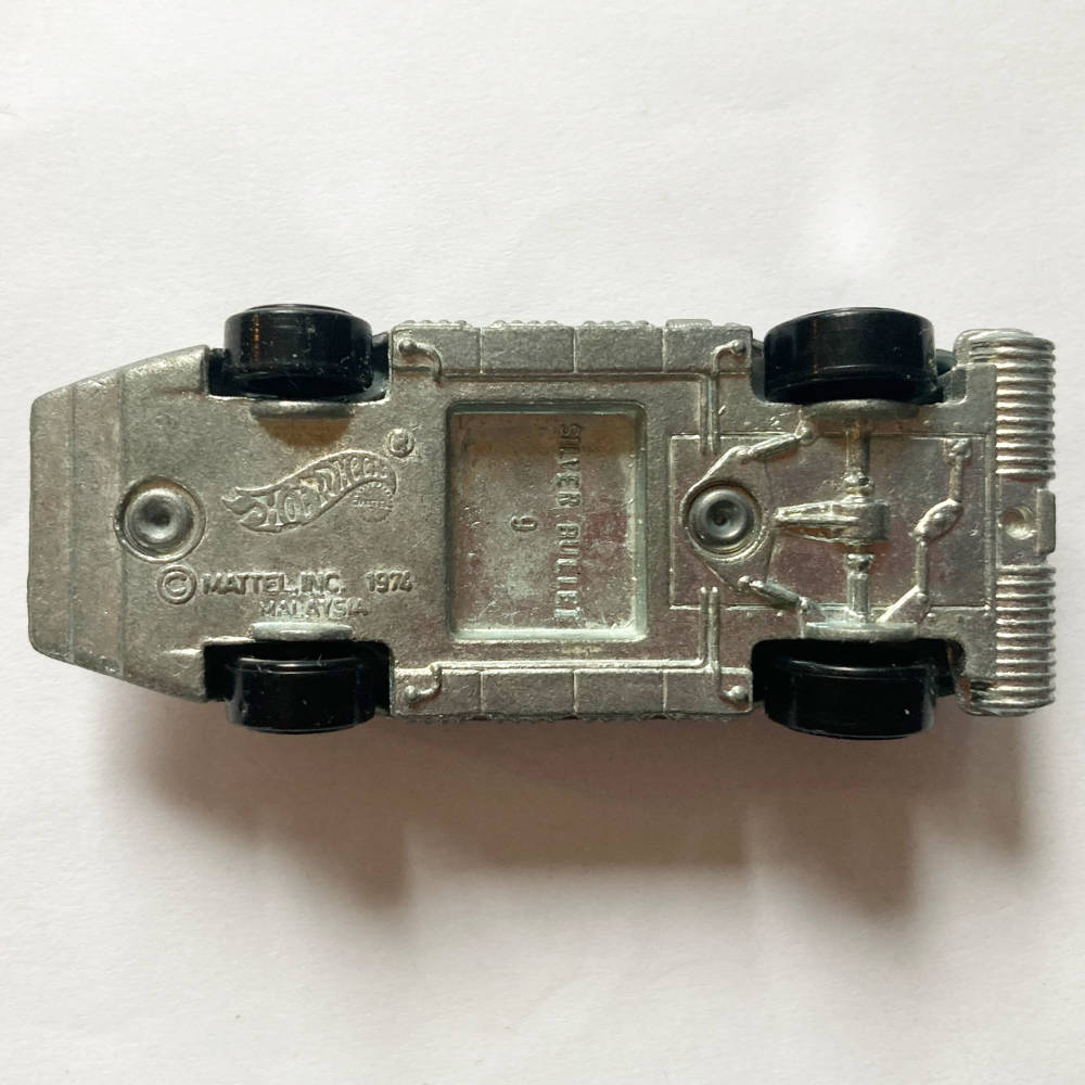 Hot Wheels | Silver Bullet Metalflake Silver 1985 Ultra Hots Serie - ohne Verpackung