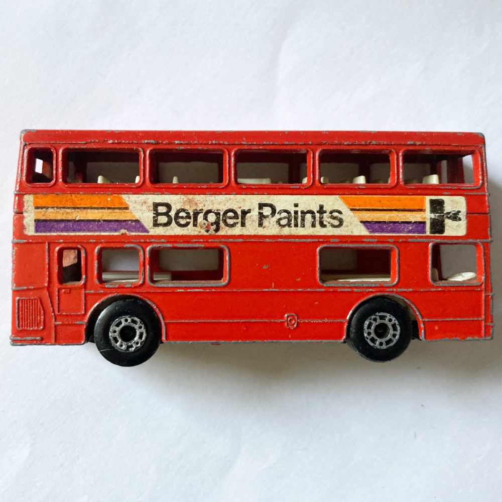 Matchbox | The Londoner BERGER PAINTS rot 1981 - ohne Verpackung
