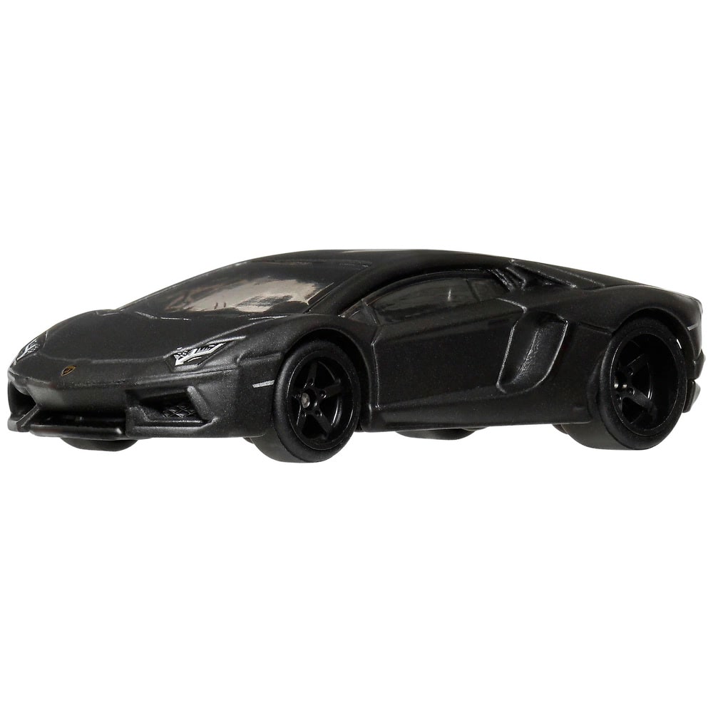 Hot Wheels | 25 YEARS OF FAST & FURIOUS: FURIOUS 7 5/5 Lamborghini Aventador Coupé matt schwarz
