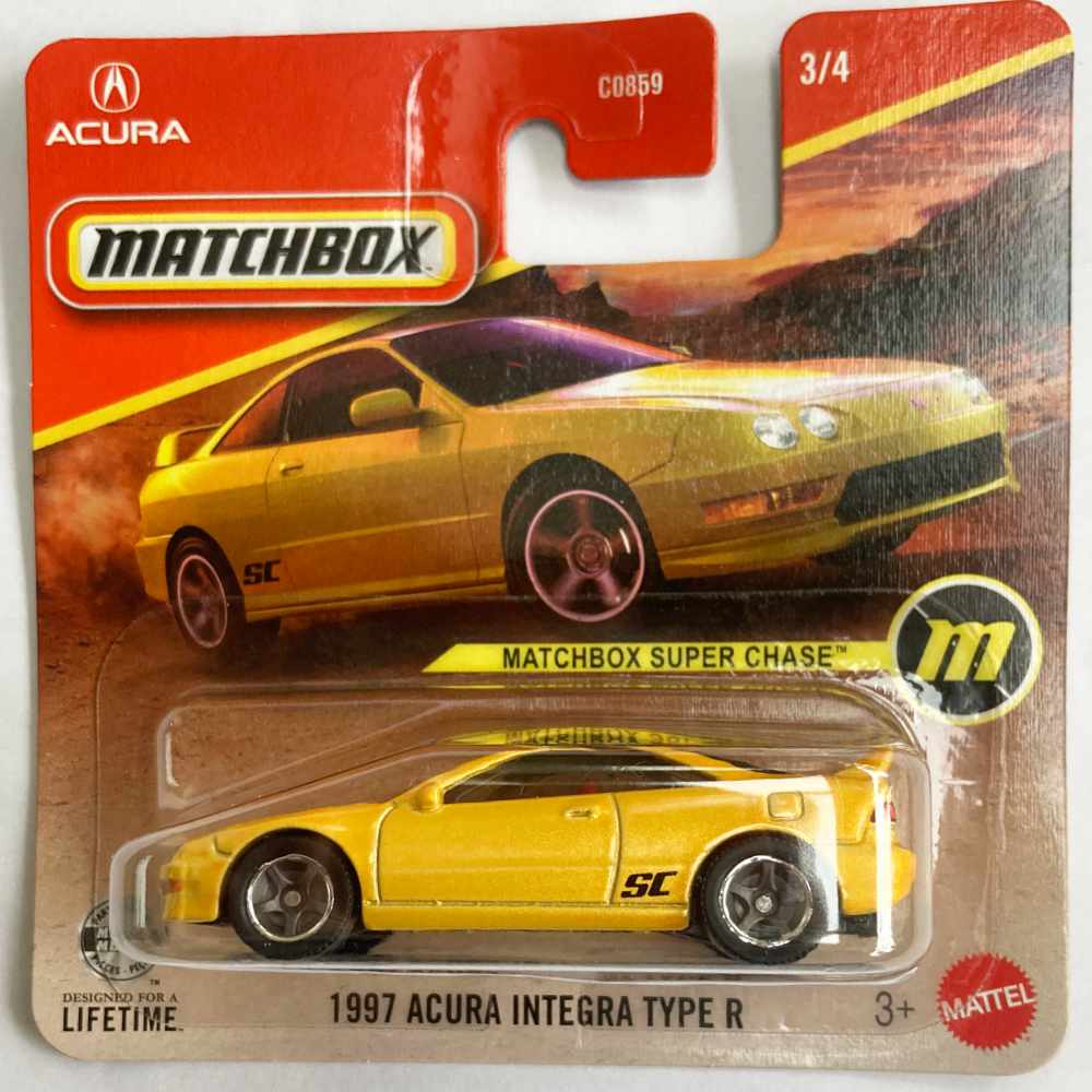 Matchbox | 1997 Acura Integra Type R gelb SUPER CHASE