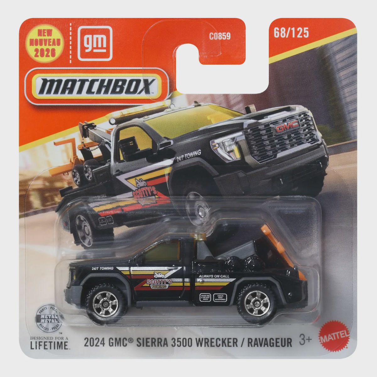Matchbox | 2024 GMC Sierra 3500 Wrecker schwarz