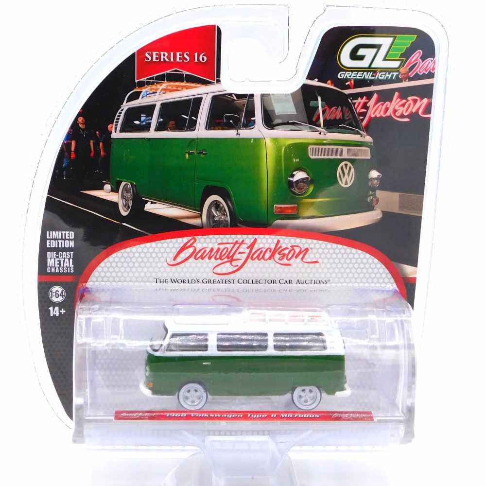 Greenlight | 1968 Volkswagen Type 2 VW Micro bus green/white with roof rack
